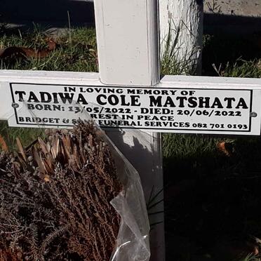 MATSHATA Tadiwa Cole 2022-2022