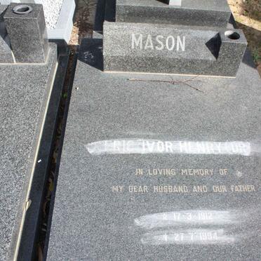 MASON Eric Ivor Henry 1912-1994