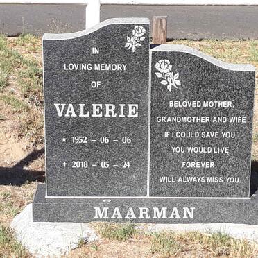 MAARMAN Valerie 1952-2018