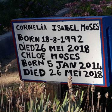 MOSES Cornelia Isabel 1992-2018 :: MOSES Chloe 2014-2018