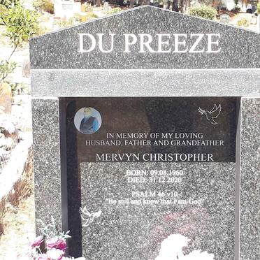 PREEZE Mervyn Christopher, du 1960-2020