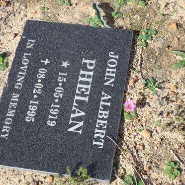 PHELAN John Albert 1919-1995