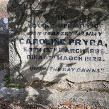 PRYRA Caroline 1885-1928