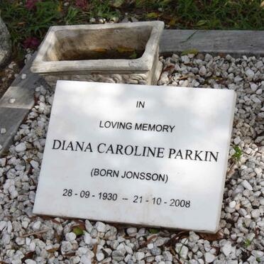 PARKIN Diana Caroline nee JONSSON 1930-2008
