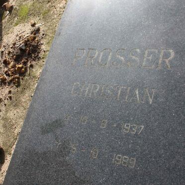 PROSSER Christian 1937-1989