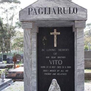 PAGLIARULO Vito 1937-1988