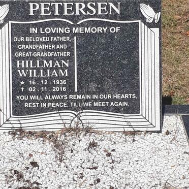 PETERSEN Hillman William 1936-2016