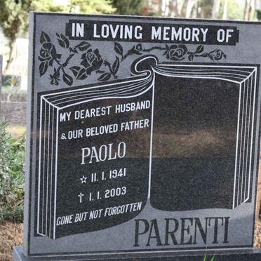 PARENTI Paolo 1941-2003