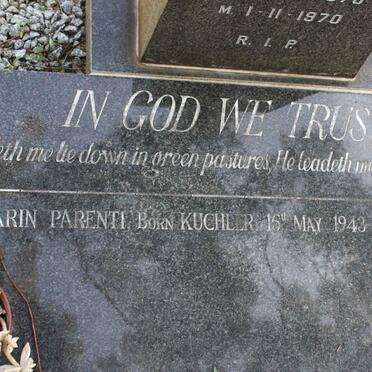 PARENTI Karin nee KÜCHLER 1943-1997