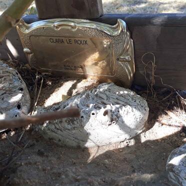 ROUX Clara, le 1940-2020