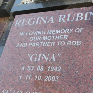 RUBIN Regina 1942-2003