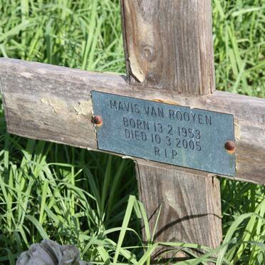 ROOYEN Mavis, van 1953-2005