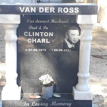 ROSS Clinton Charl, van der 1973-2021