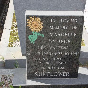 SNOECK Marcelle nee BARTENS 1955-1995