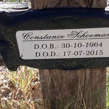 SCHOEMAN Constance 1964-2015