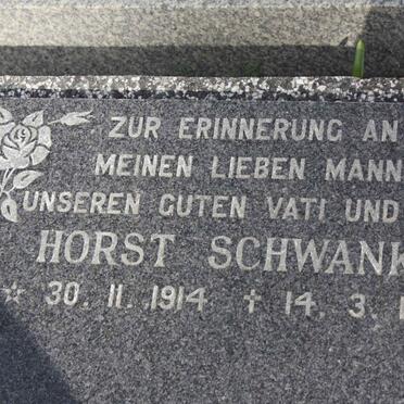 SCHWANKE Horst 1914-1984