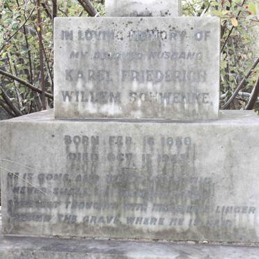 SCHWENKE Karel Friederich Willem 1858-1943 &amp; Katharina Fredrika TRAUTMANN -1943