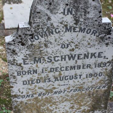 SCHWENKE E.M. 1897-1900