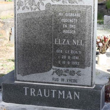 TRAUTMAN Elza Nel nee LE ROUX 1941-1993