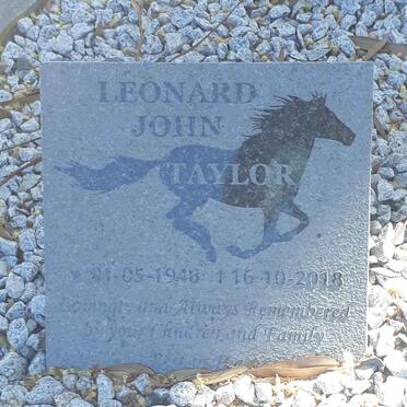 TAYLOR Lawrence 1921-2008 &amp; Irene Winifred 1923-2017 :: TAYLOR Leonard John 1948-2018 