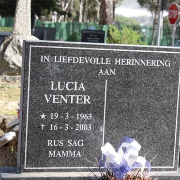 VENTER Lucia 1963-2003