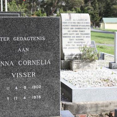 VISSER Anna Cornelia 1902-1978