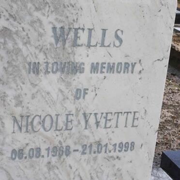 WELLS Nicole Yvette 1968-1998