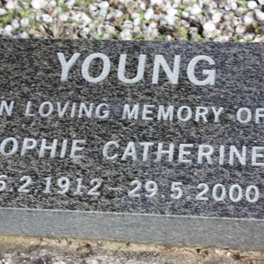 YOUNG Sophie Catherine 1912-2000