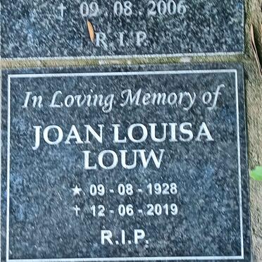 LOUW Joan Louisa 1928-2019