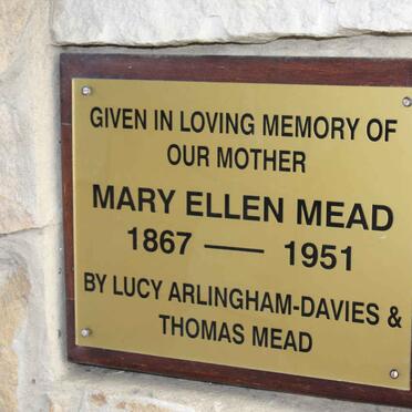 MEAD Mary Ellen 1867-1915