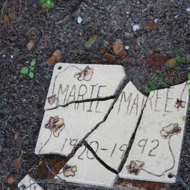 MAREE Marie 1920-1992