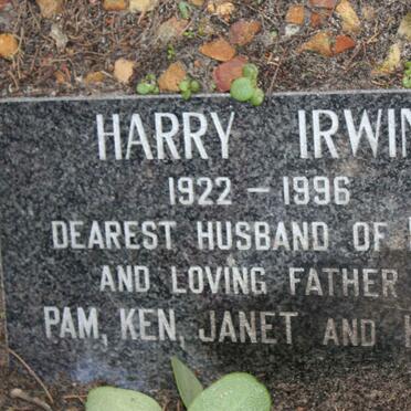 IRWIN Harry 1922-1996