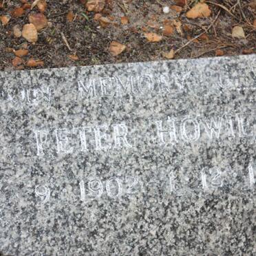 HOWIE Peter 1902-1979