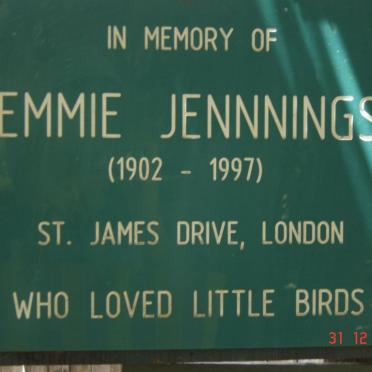 JENNINGS Emmie 1902-1997