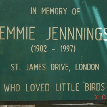 JENNINGS Emmie 1902-1997