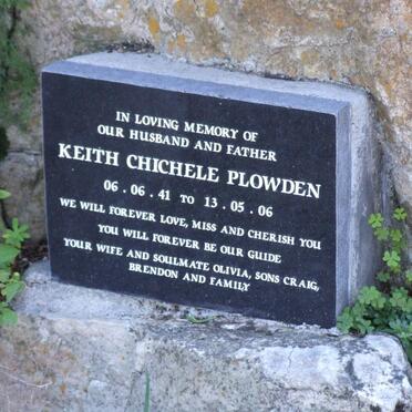 PLOWDEN Keith Chichele  1941-2006