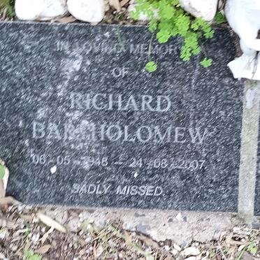 BARTHOLOMEW Richard 1948-2007