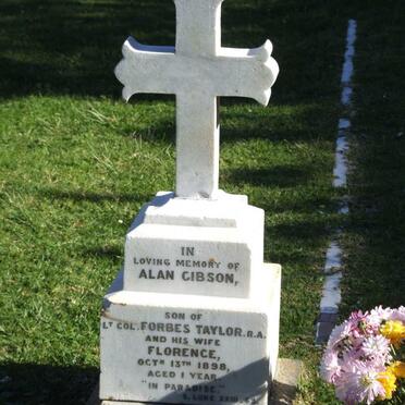 TAYLOR Alan Gibson -1898