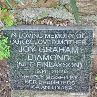 DIAMOND Joy Graham nee FINLAYSON 1934-2009
