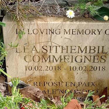 COMMEIGNES Lea Sithembile 2018-2018