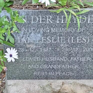 HEYDEN Ian Leslie, van der 1937-2009