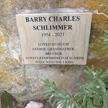 SCHLIMMER Barry Charles 1954-2021