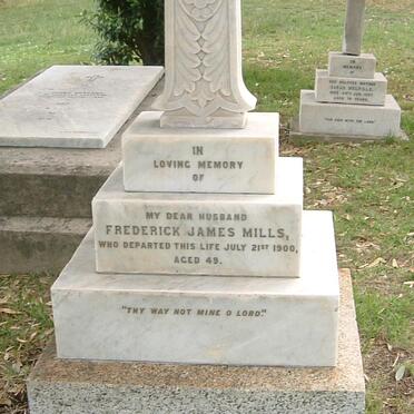 MILLS Frederick James -1900