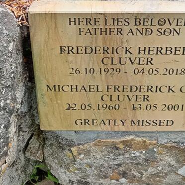 CLUVER Frederick Herbert 1929-2018 :: CLUVER Michael Frederick Guy 1960-2001
