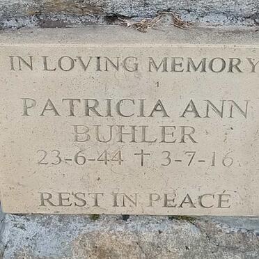 BUHLER Patricia Ann 1944-2016
