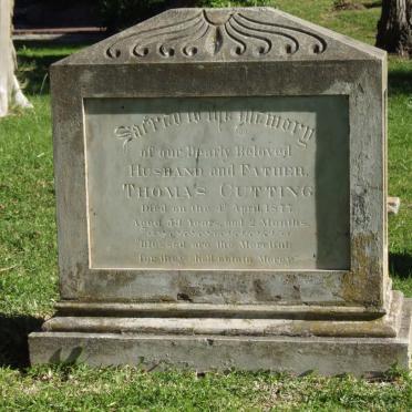 CUTTING Thomas -1877