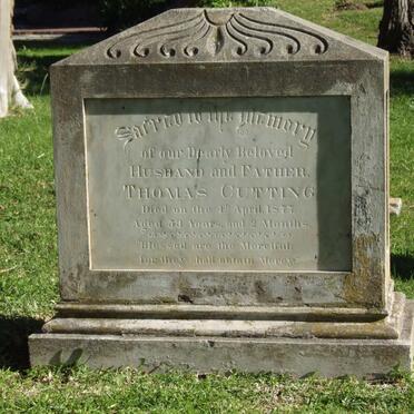 CUTTING Thomas -1877