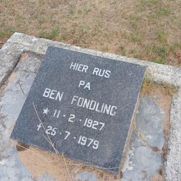 FONDLING Ben 1927-1979