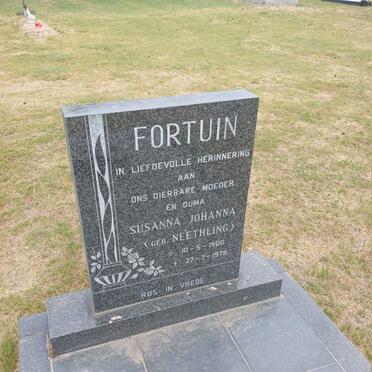 FORTUIN Susanna Johanna nee NEETHLING 1900-1978