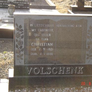 VOLSCHENK Christian 1921-1986
